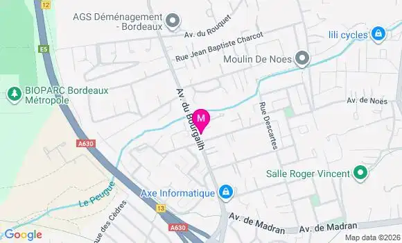 Localisation Dr Catherine Prabonnaud Chay