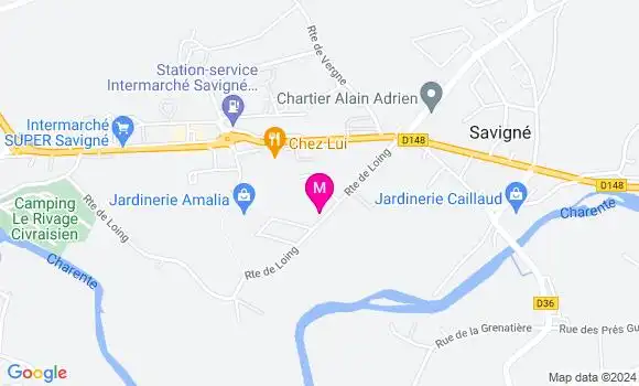 Localisation Dr Marie Eugène Guillaud