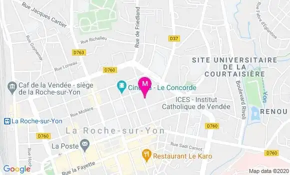 Localisation Dr Eliane Lefeuvre