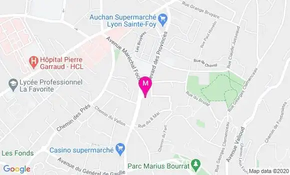 Localisation Dr Elizabeth Marceillac