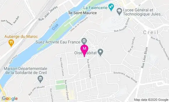 Localisation Dr Yaya Boudjemai