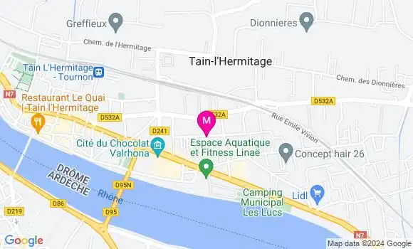 Localisation Dr Charlotte Ginet