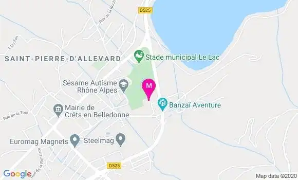 Localisation Dr Caroline Clement