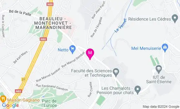 Localisation Dr Alexia Fournier