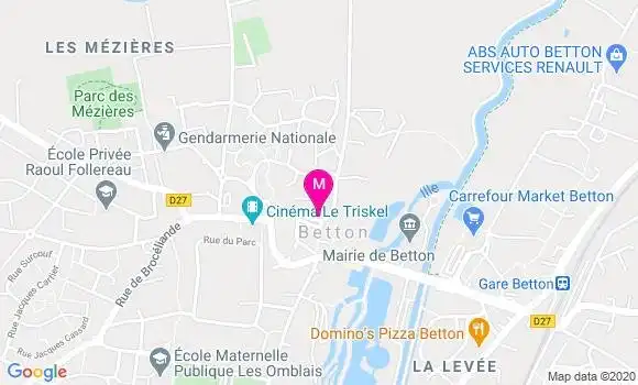 Localisation Dr Dorothee Vilaysing