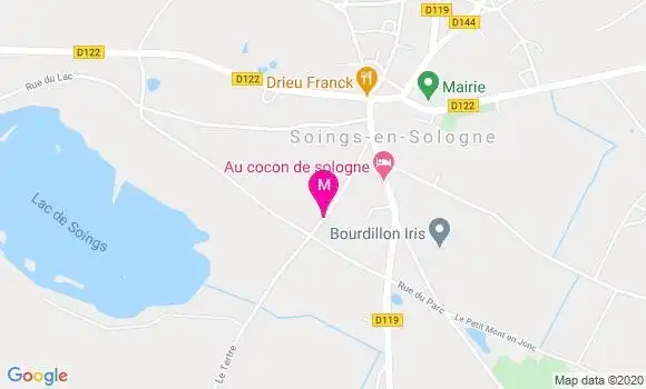 Localisation Dr Mathilde Riverain Allion
