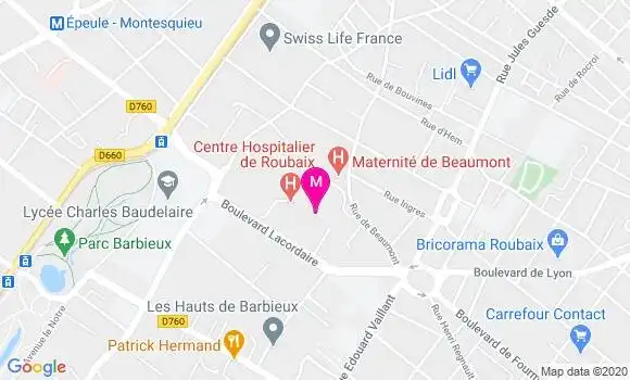 Localisation Dr Yolande Torres