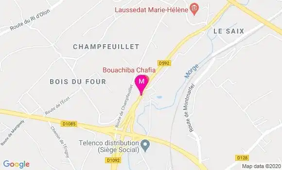 Localisation Dr Brigitte Augusseau