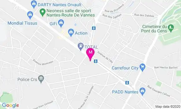 Localisation Dr Anne Roudil