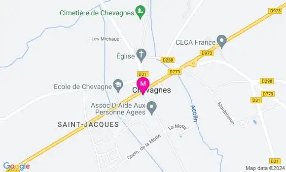 Localisation Dr Tiphaine Guicheney