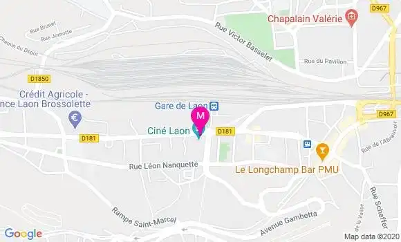 Localisation Dr Catherine Martin