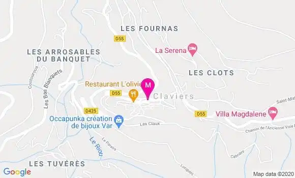 Localisation Dr Eve Garry