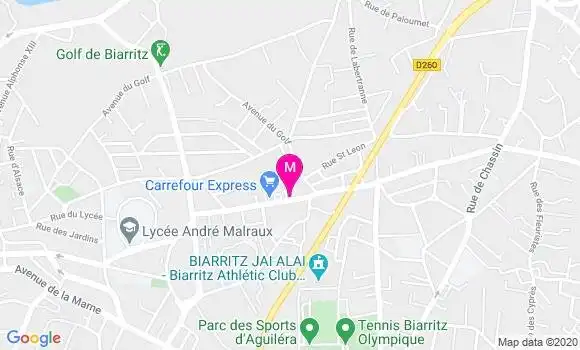 Localisation Dr Jean Benoit Pecastaing