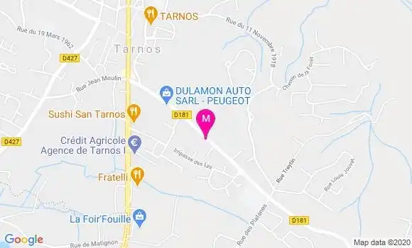 Localisation Dr Emilie Voyeau Laine