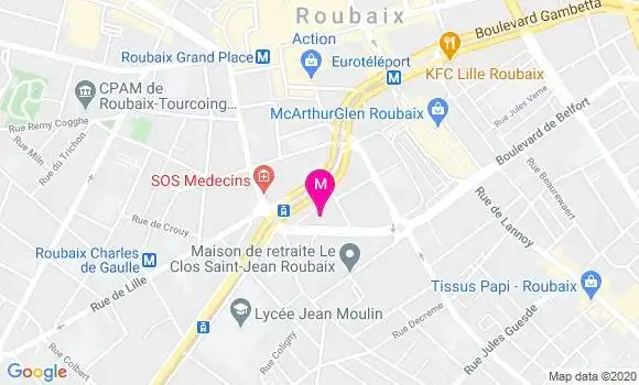 Localisation Dr Ghislain Malanda