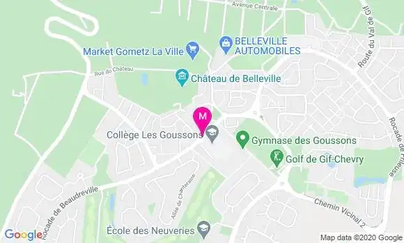 Localisation Dr Benoit Bourre