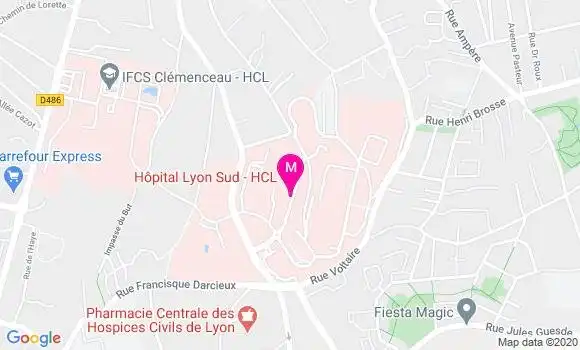 Localisation Dr Pierre Sujobert