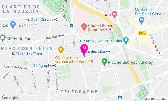 Localisation Dr Yacine Diop