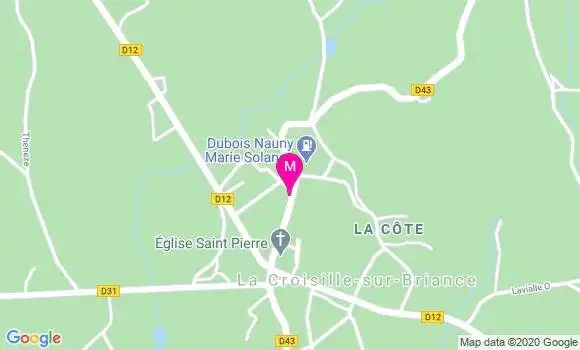 Localisation Dr Marie Debord