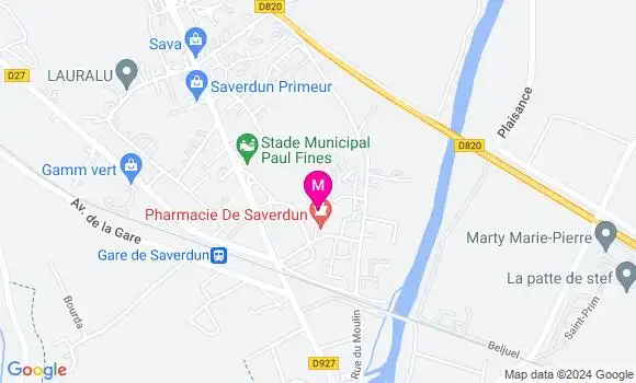 Localisation Dr Pauline Chartreau