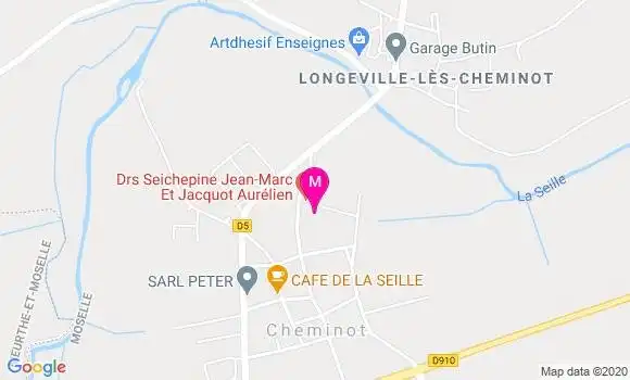 Localisation Dr Aurelien Jacquot