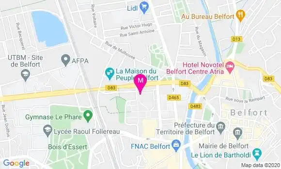 Localisation Dr Jean Paul Monnier