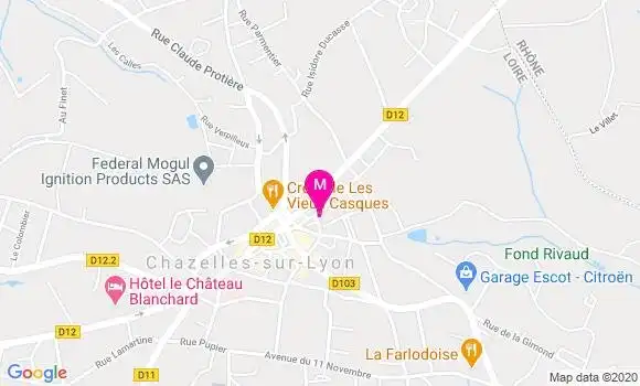 Localisation Dr Marjolaine Basset Neel