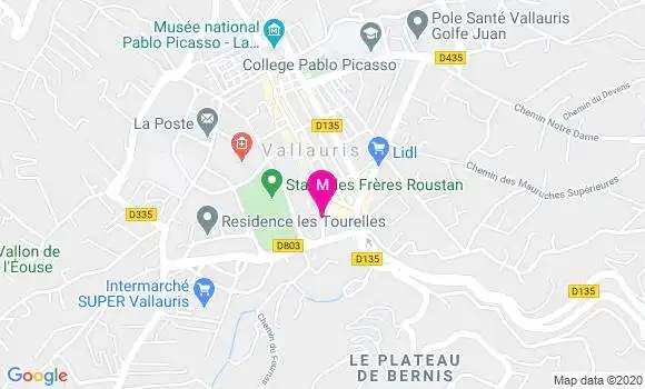 Localisation Dr Marie Claude Philip