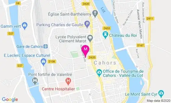 Localisation Dr Brigitte Riviere Guyon