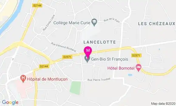 Localisation Dr Nicolas Caumon