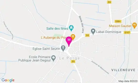 Localisation Dr Fanny Lairez