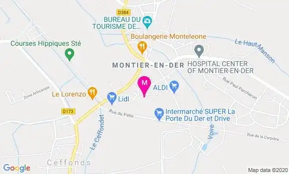 Localisation Dr Martine Fournel