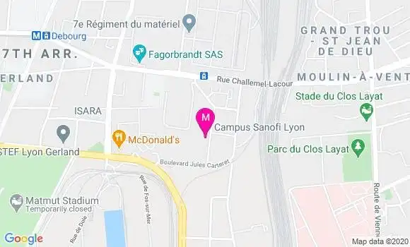 Localisation Dr Carole Eustache Rools