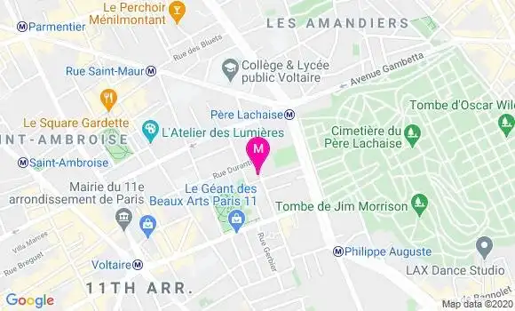 Localisation Dr Aurelie Durand
