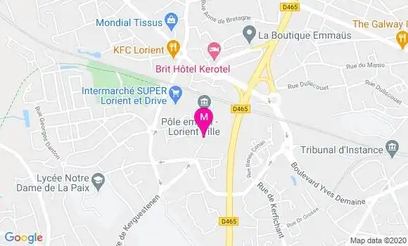 Localisation Dr Gabrielle Duneau