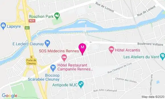 Localisation Dr Anne Charlotte Udin