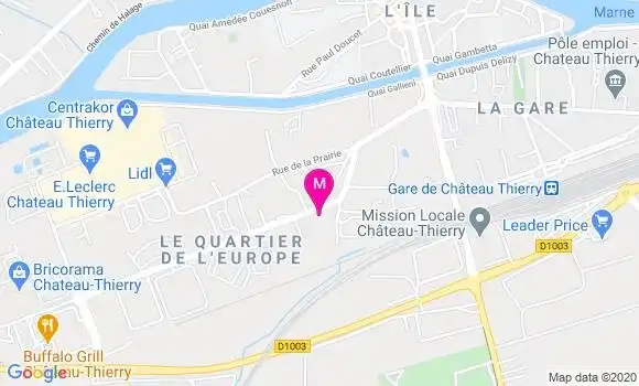 Localisation Dr Sophie Christmann