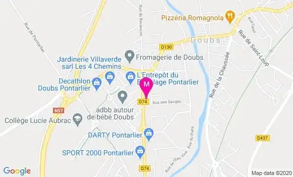 Localisation Dr Guillaume Feillet