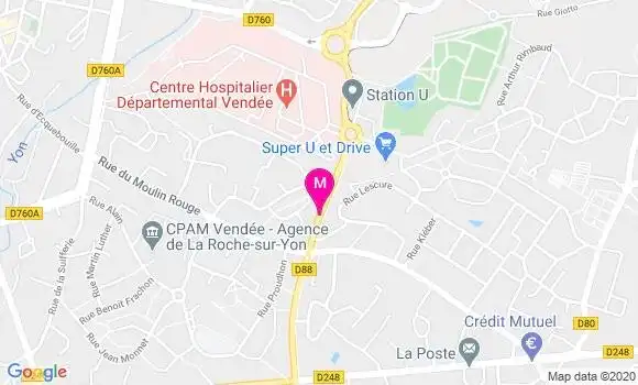 Localisation Dr Mathilde Le Manchec