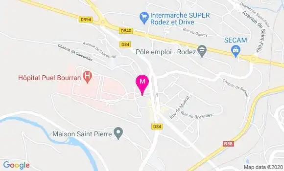 Localisation Dr Jean Martorell