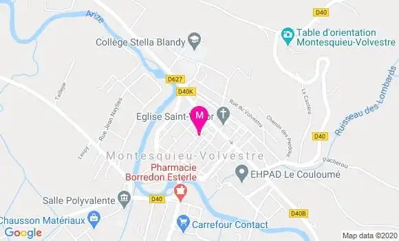 Localisation Dr Sarah Bonel