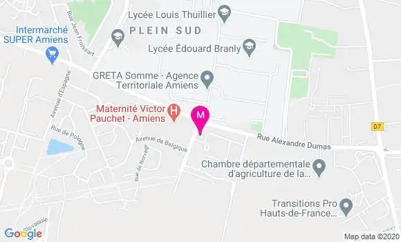 Localisation Dr Caroline Flament Batt