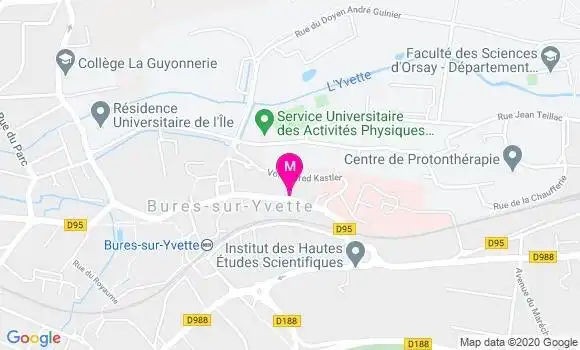 Localisation Dr Julie Bourgin