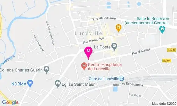 Localisation Dr Sybille Lipp