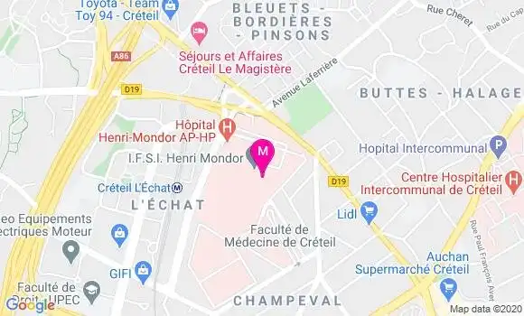 Localisation Dr Laure Abou Chakra