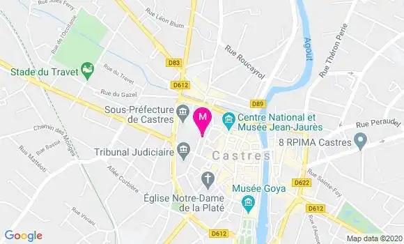 Localisation Dr Fanera Razafindrabe