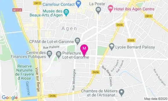 Localisation Dr Bernadette Maraud