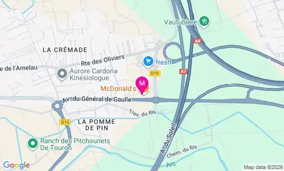 Localisation Dr Géraldine Zanella Villedieu