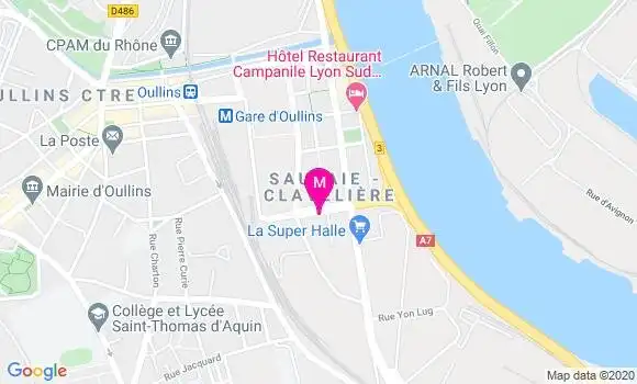 Localisation Dr Thierry Cuney