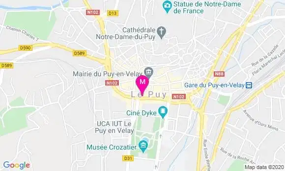 Localisation Dr Virginie Ortega
